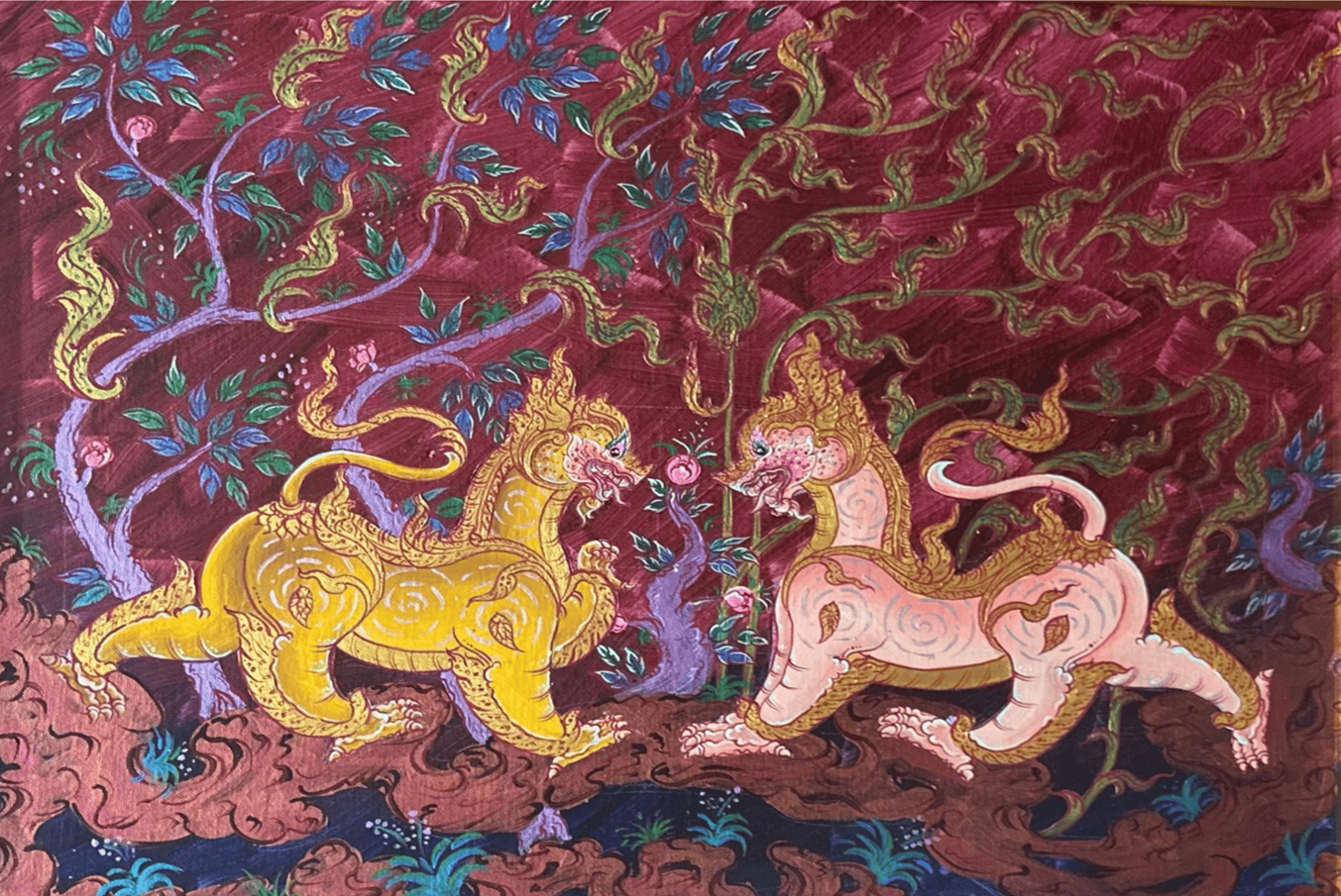 CELESTIAL LIONS Red