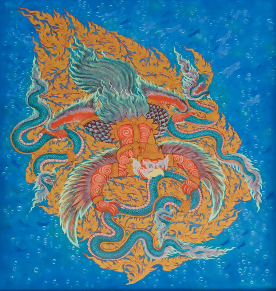 FLAME SERPENT GUARDIANBlue